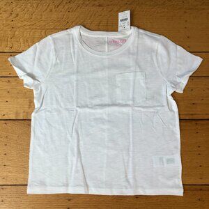 Crewcuts Girls 10-11 Short Sleeve Slub Pocket Tee